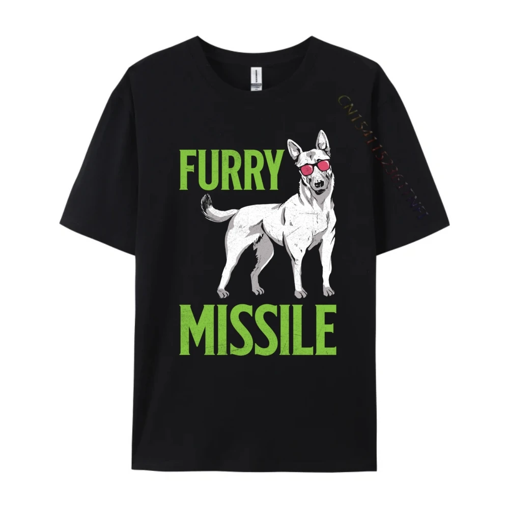 Бельгийская овчарка Furry Missle Malinois Dog Owner Серая рубашка Футболка с рисунком Зимняя