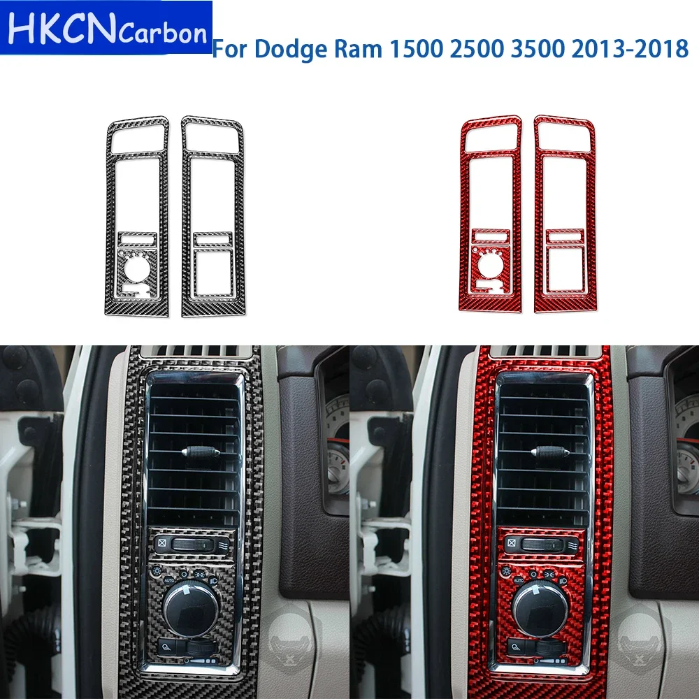 Для Dodge Ram 1500 2500 3500 2013-2018 аксессуары из настоящего мягкого углеродного волокна