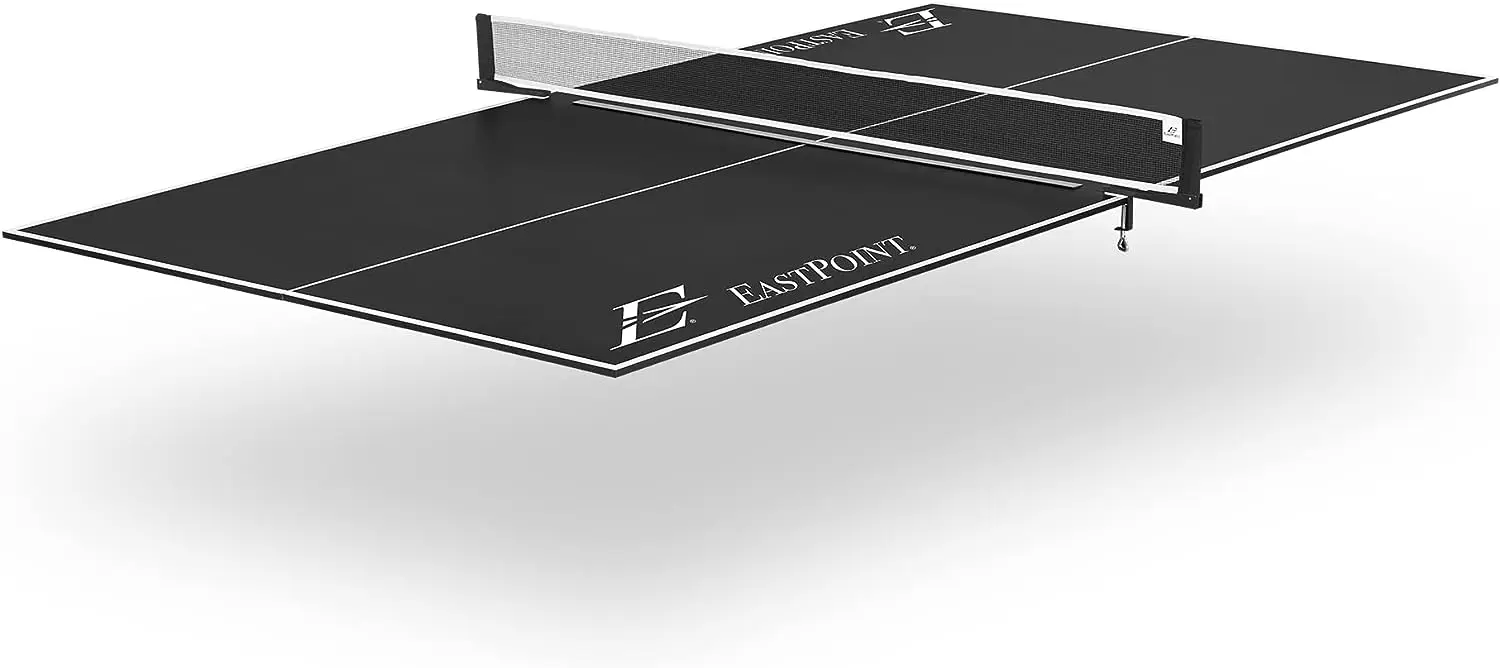 

Pong Conversion Top, Foldable Table Tennis Topper, Lightweight and Portable, Zero Assembly Required, Blue Table tennis glue Ping