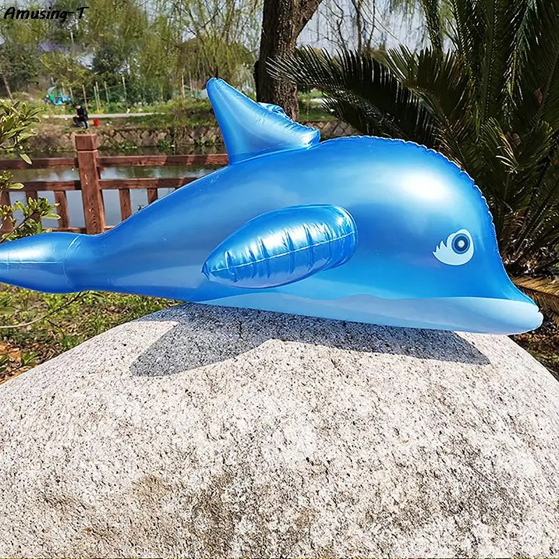 

1pc 65cm Inflatable Dolphin Beach Swimming Rings Party Children Toy Kids Gift for Beach Pool Float Water Toys