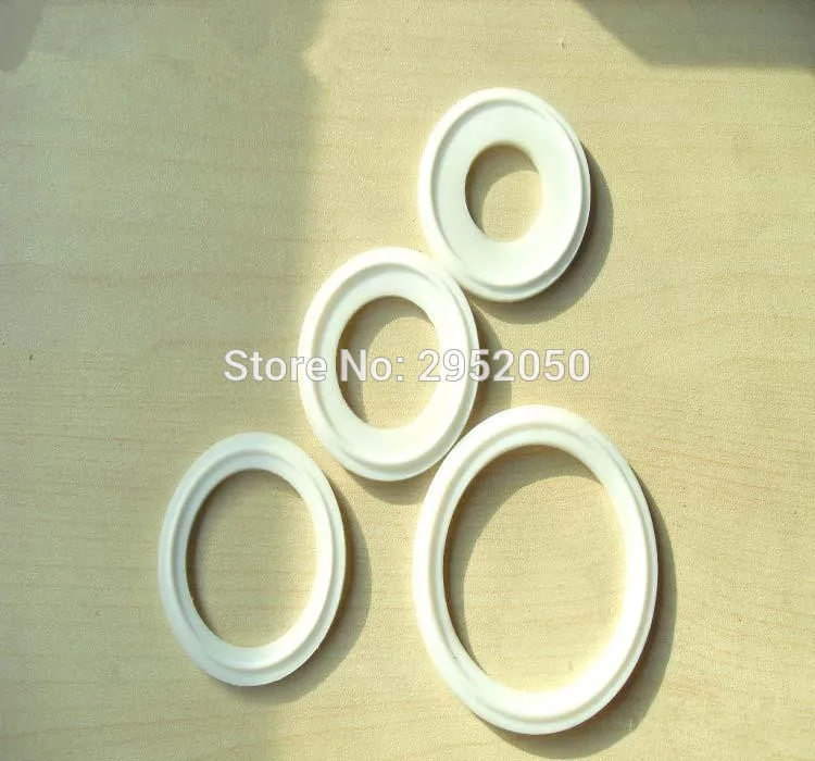 

Free shipping 5pcs 1.5" 38mm Sanitary Tri Clamp PTFE Gasket Tri Clamp Tri Clover Gasket Sanitary Pipe Fitting WF2310