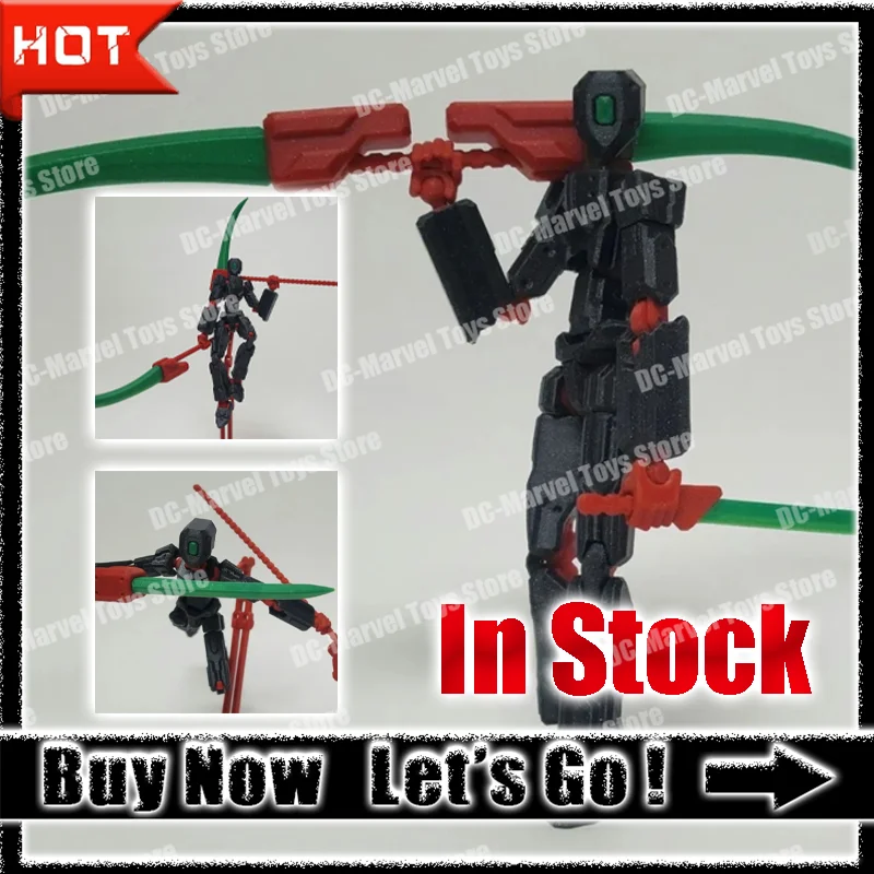 В наличии 3d печатный манекен Lucky 13 многошарнирный ниндзя фигурки героев Shapeshift