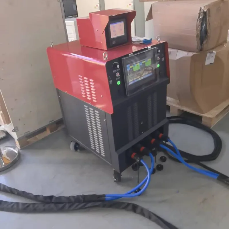 Фото Портативный индукционный нагреватель FUDI-40KW для нагрева труб, листового металла и стыковых соединений конструкций №4
