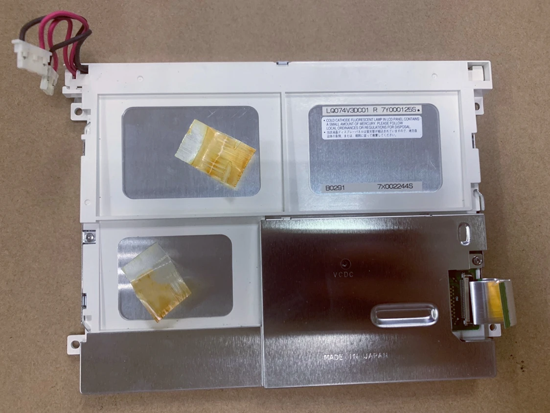 

100% Working LQ074V3DC01 7.4inch 640*480 ccfl LCD PANEL