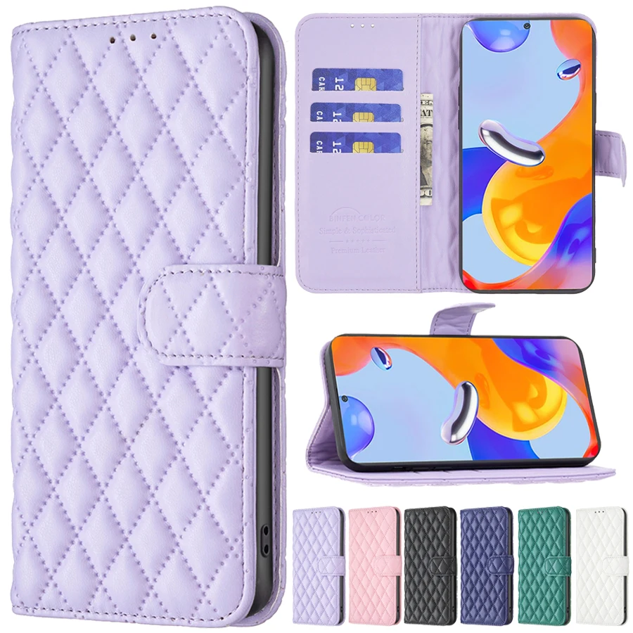 

Wallet Small Fragrance Leather Case For Xiaomi Redmi Note 12 11 Pro 10S 9 Pro A2 11A 10C 9A 9C Poco X5 Pro C55 C50 12T 13 Lite