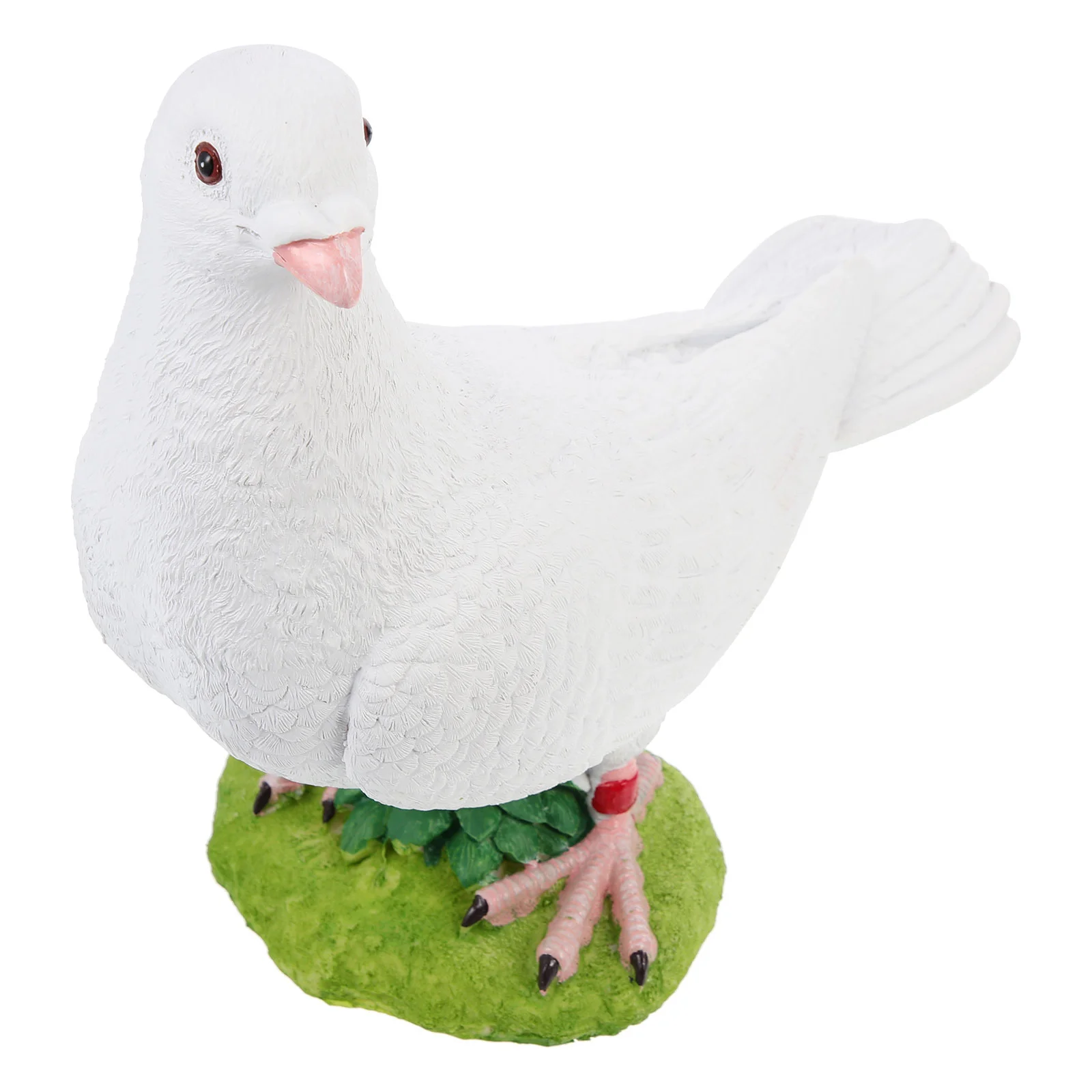 

Статуэтка в виде голубей, птиц, голубей, животных, белая статуэтка, садовая статуэтка, статуэтка, искусственная мини-модель из смолы для дико...