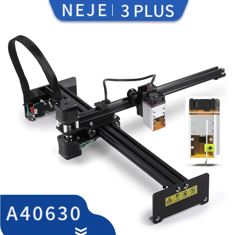 Enlarge NEJE 3  Plus A40640  Professional Large Area Laser Cutting Machine, Laser Engraving Machine,Lightburn,Bluetooth App