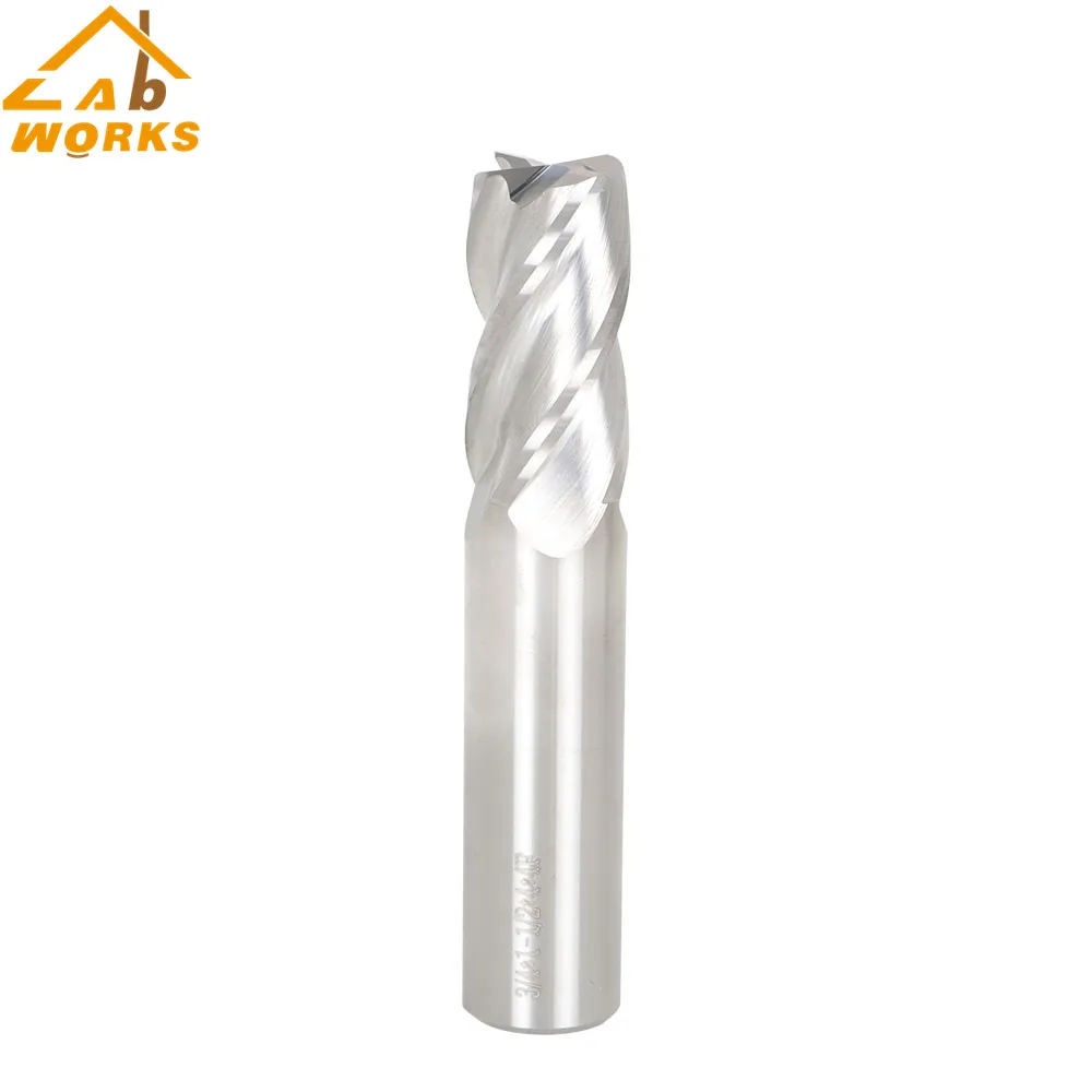 

Milling Cutter 3/4" 4 Flutes 4" Overall Length Carbide End Milling Cutter