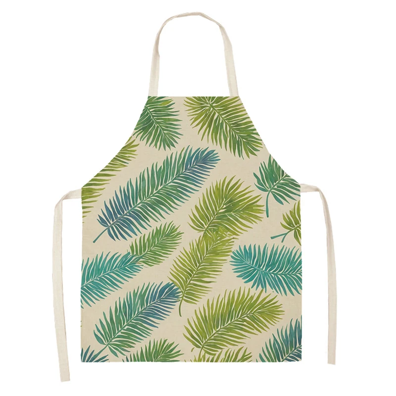 Льняной кухонный фартук для женщин большой размер