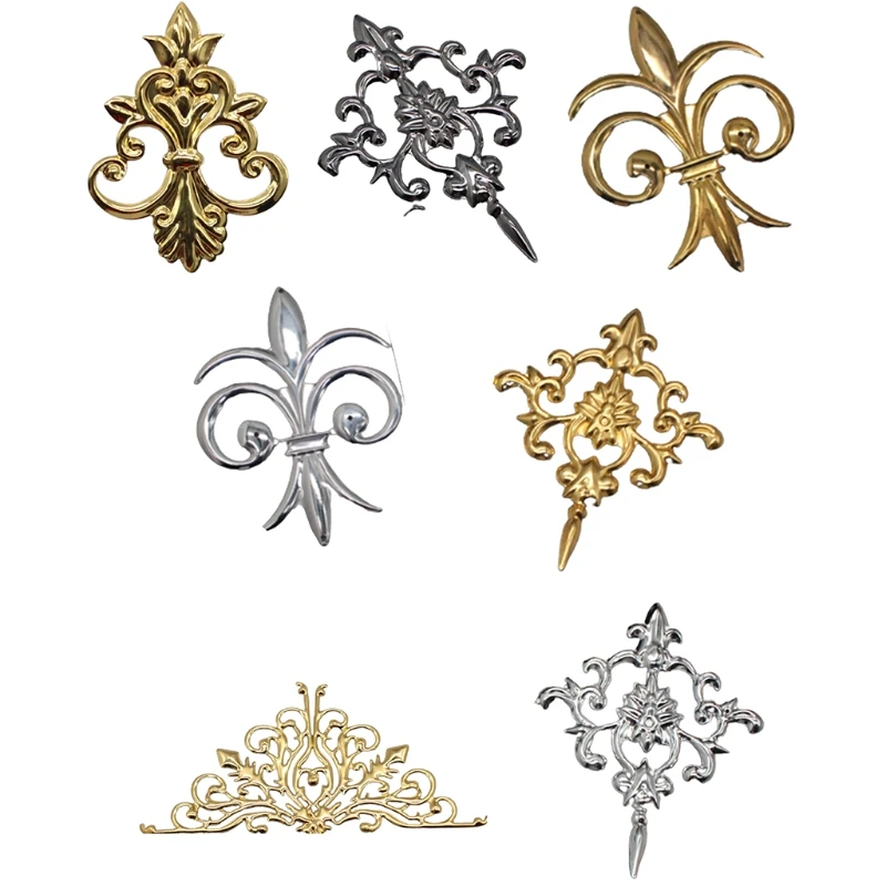 

F42F Baroque Style Pendant Jewelry DIY Tools for Girl Delicate Decoration