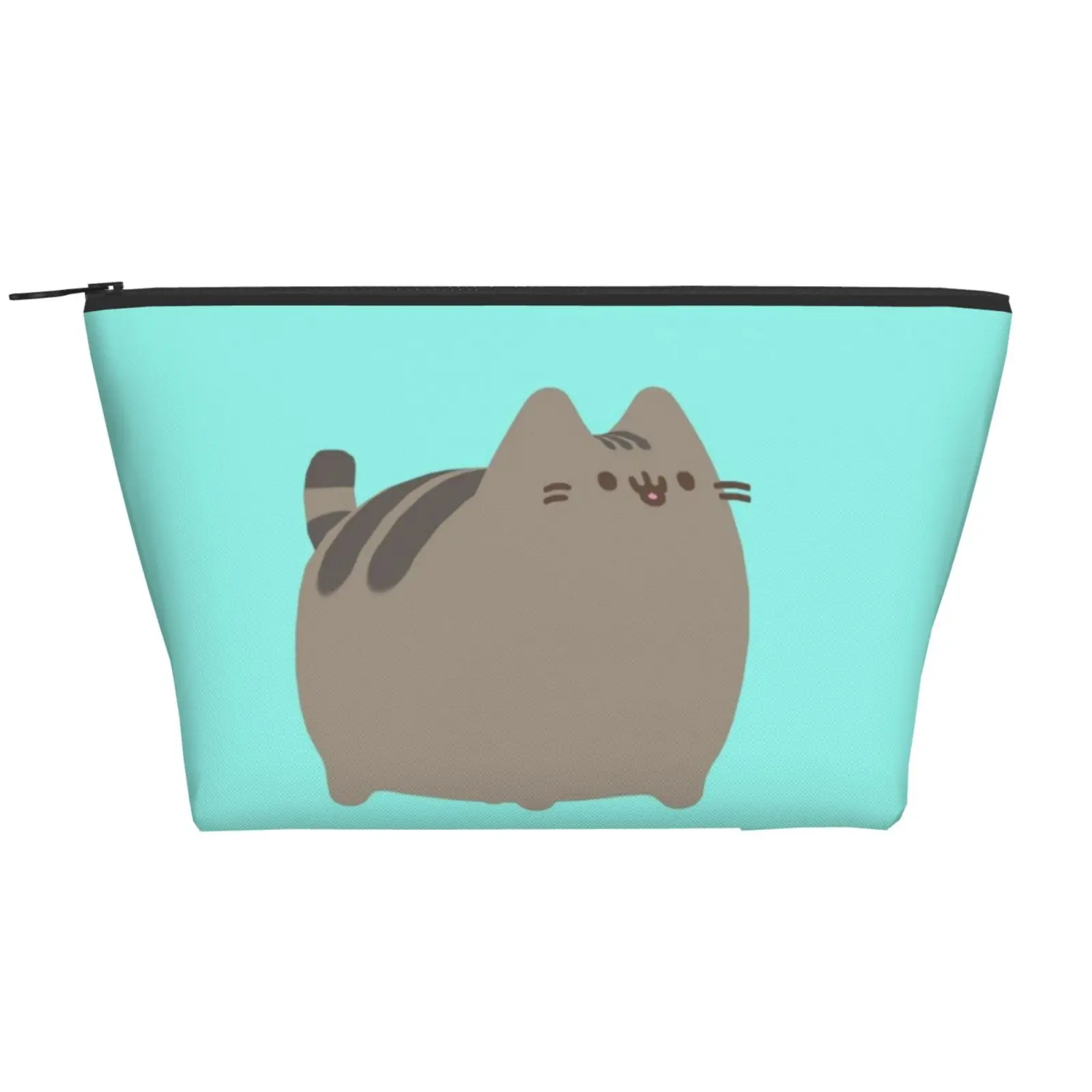 

Tiffany Blue Tote Bag Trapezoid Daily Storage Bag Polyester Holiday Home Folding Stocked Eco Friendly Packaging Travel