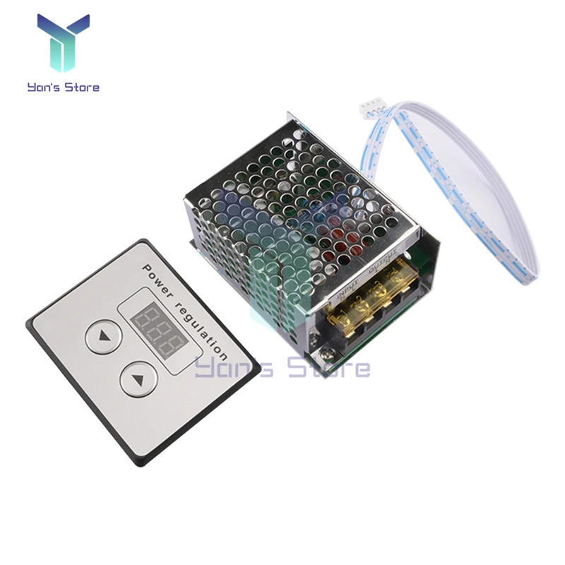 Цифровой регулятор напряжения SCR 4000 Вт Управление приводом двигателя ler тиристор