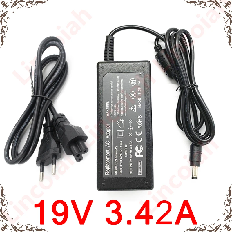 

Ac 100-240v to Dc 19v 3.42a Power Supply Charger 19 V Volt for Jbl Xtreme 1 2 Portable Speaker 65w 19v 3a Ac Dc Adapter