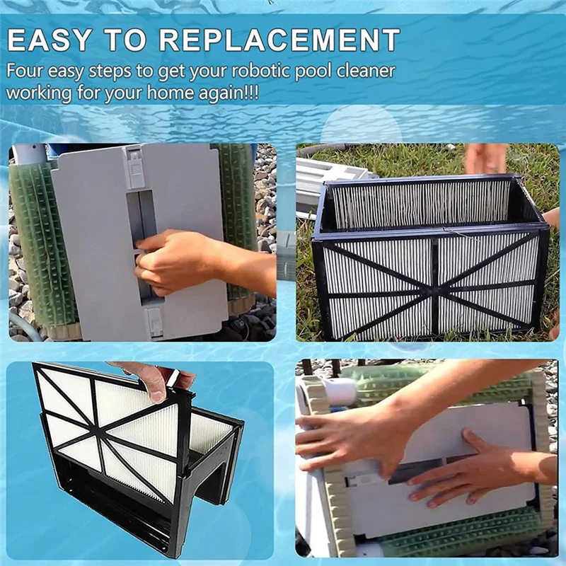 4 шт. фильтры для очистки бассейна моющиеся RCX70101 Sharkvac роботизированного