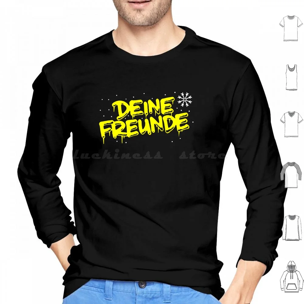 

Хлопковая толстовка Deine 2 с длинным рукавом Freunde Band Freunde Deine Logo