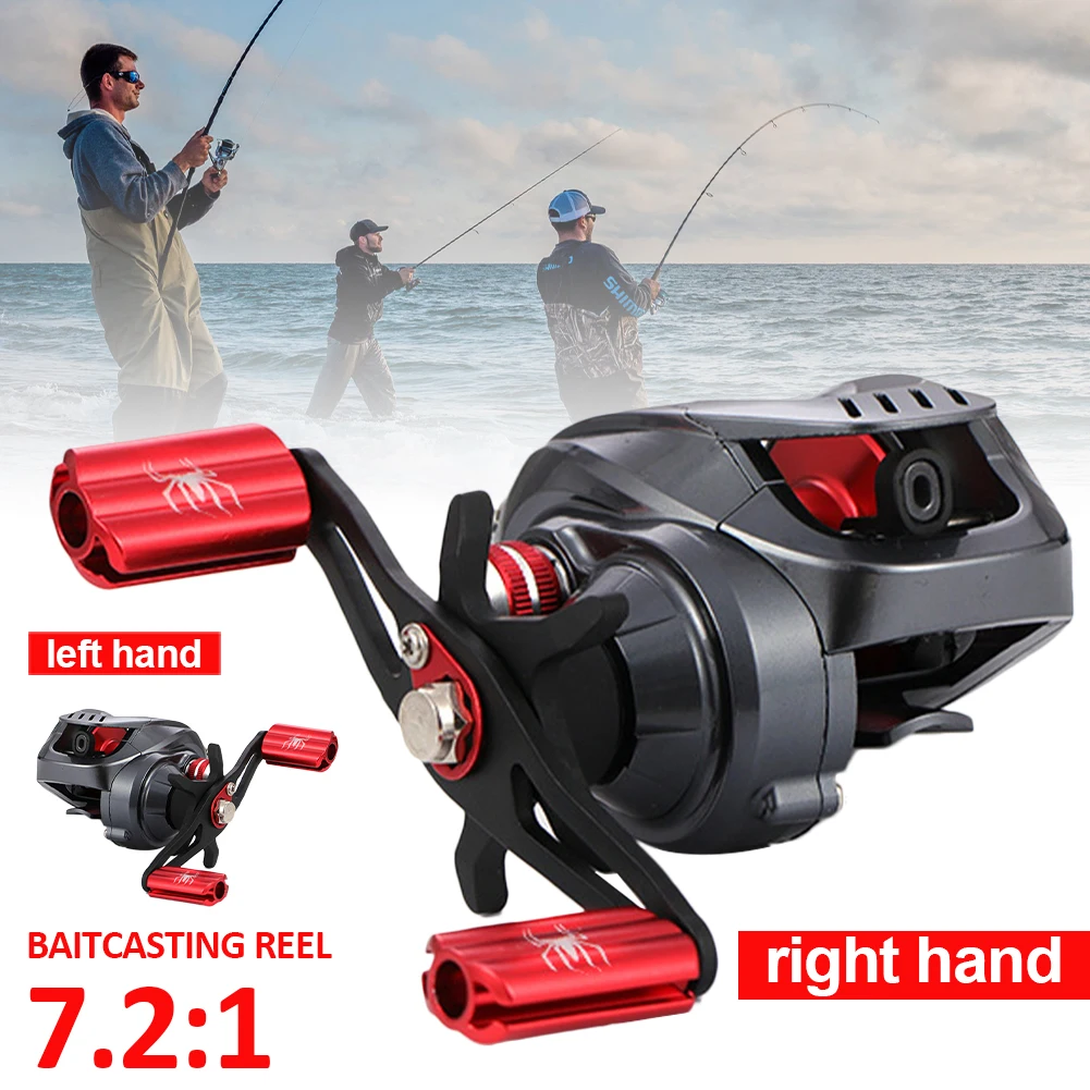 

Ultra-Light Baitcasting Reel Baitcasting Fishing Reel Magnetic Brake System 7.2:1 Gear Ratio 8KG Max Casting Reel Fishing Coil