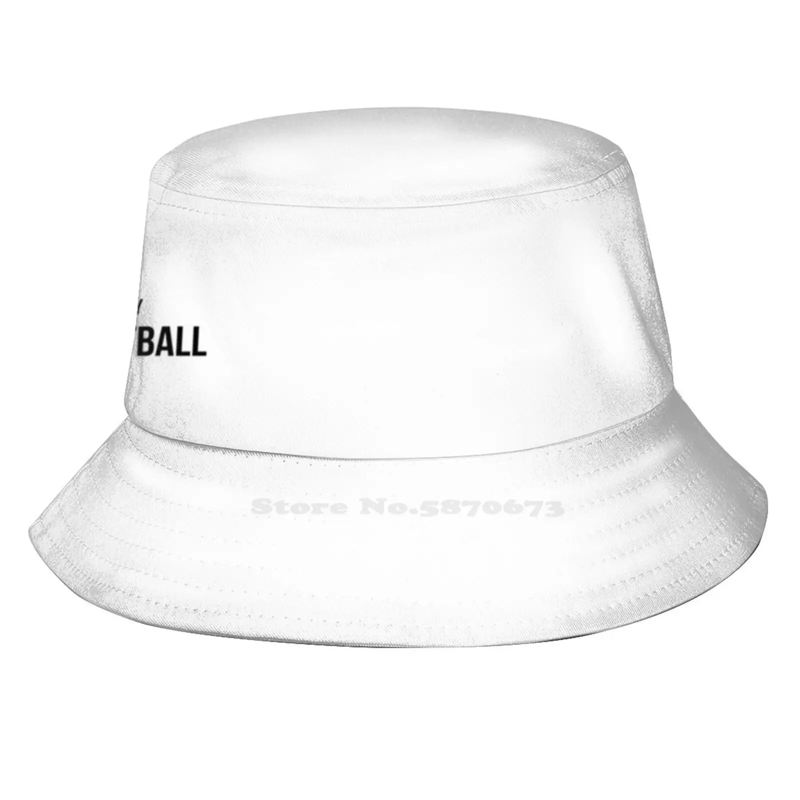 

I Play Streetball Unisex Summer Outdoor Sunscreen Hat Cap Type Text Typography Clean Fun Cool Graphic Simple Font Word