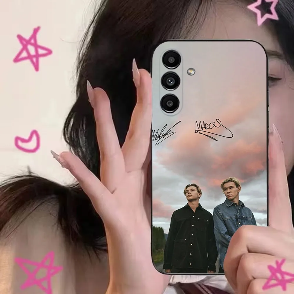 M-Маркус и Мартинус чехол для телефона Samsung S24 S21 S22 S23 S30 Ultra S20 Plus Fe Lite Note 10 9 цвет