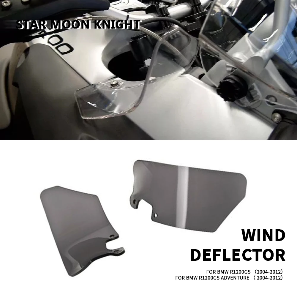 

Motorcycle Side Deflector Windshield Windscreen Wind Upper Deflector For BMW R1200GS R 1200 GS Adventure ADV 2004-2012 2011 2010