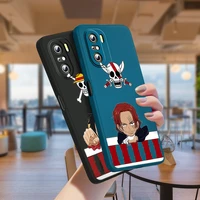 anime one piece luffy for xiaomi redmi note 11 10s 10 9s 9t 9 8t 8 pro plus 7 6 5 4g 5g liquid silicone soft rope phone case