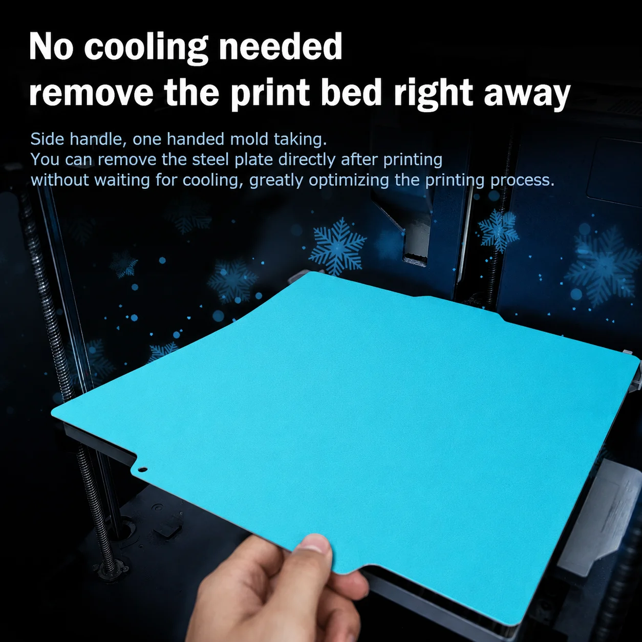 Фото Двусторонняя охлаждающая пластина C5 PRO Glacier для 3D-принтера Flashforge Creator 5, запчасти для Flashforge C5 №4