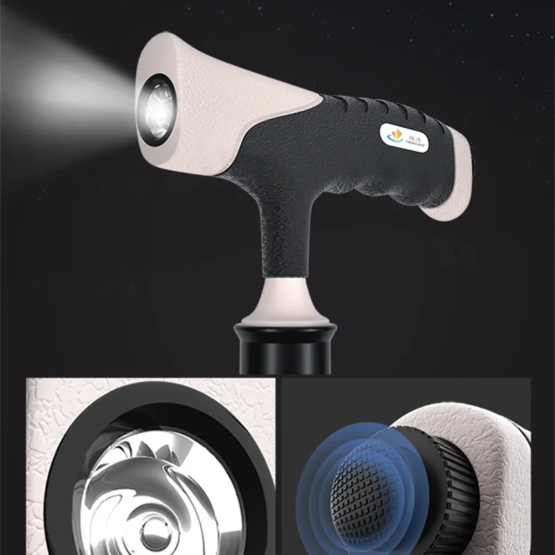 Туристический табурет для пожилых людей складной из алюминиевого сплава трость