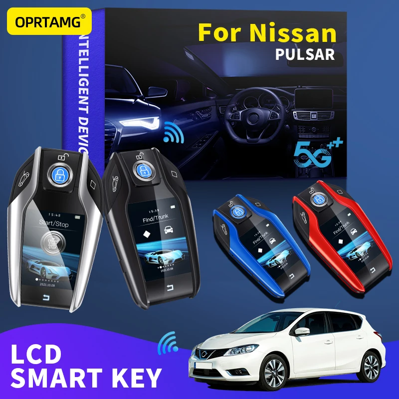 

OPRTAMG Keyles Entry Remote Car Key Modified Smart LCD For Nissan PULSAR 1996 1997 1998 1999 2000 2001 2002 2004 2006 2010 2021