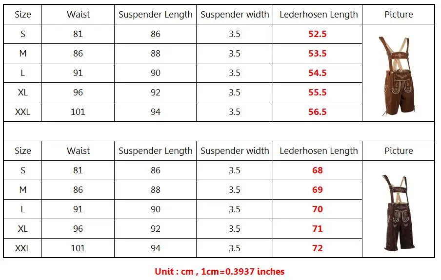Немецкий костюм на Октоберфест Баварская трахта мужские шорты Lederhosen пивного