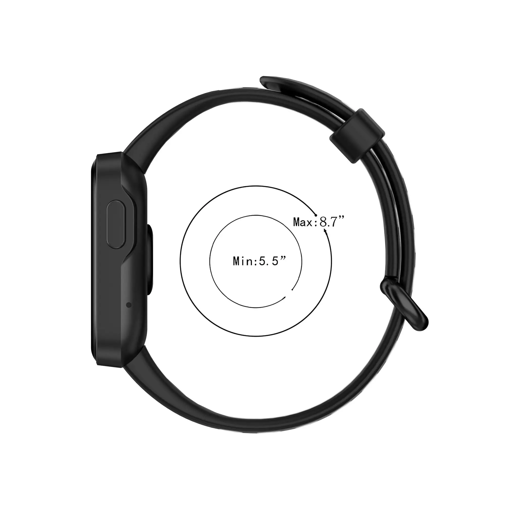 Фото Ремешок спортивный для XiaoMi Mi Watch 2, сменный силиконовый браслет для Xiaomi Redmi Watch 2 Lite №5