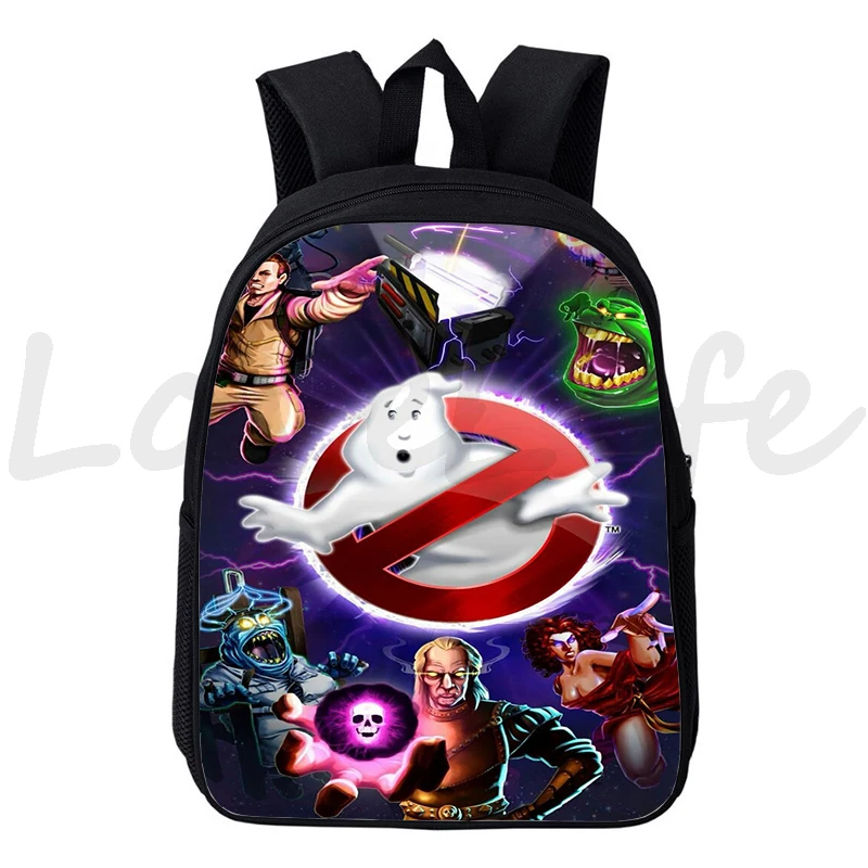 Ghostbusters Afterlife Backpacks Cartoon Mochila Boys Boobag Children Schoolbag Kindergarten Bag Kids Backpack 12 Inch