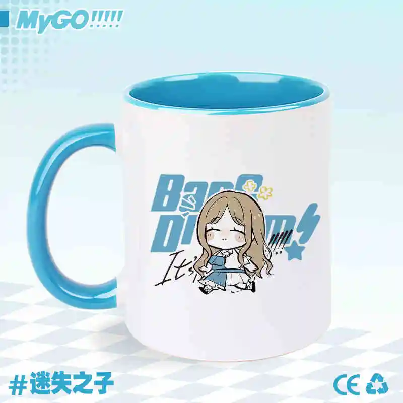 Фото Аниме BanG Dream It's MyGO кружки Shiina Taki Kaname Rana Soyorin косплей керамическая чашка для кофе и воды для мужчин и женщин мультяшная чашка для питья №3