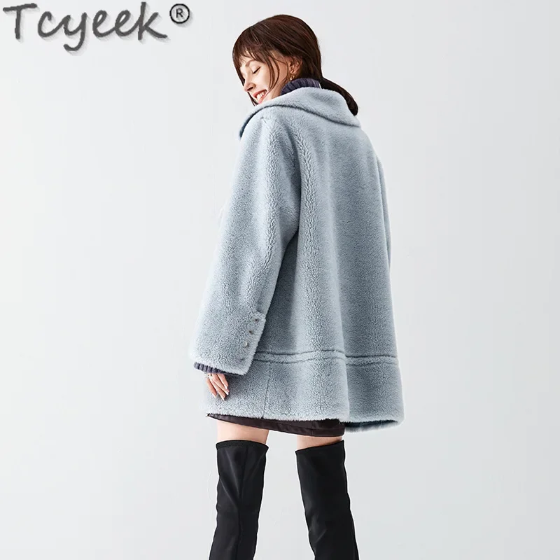 Tcyeek шерстяная куртка женская