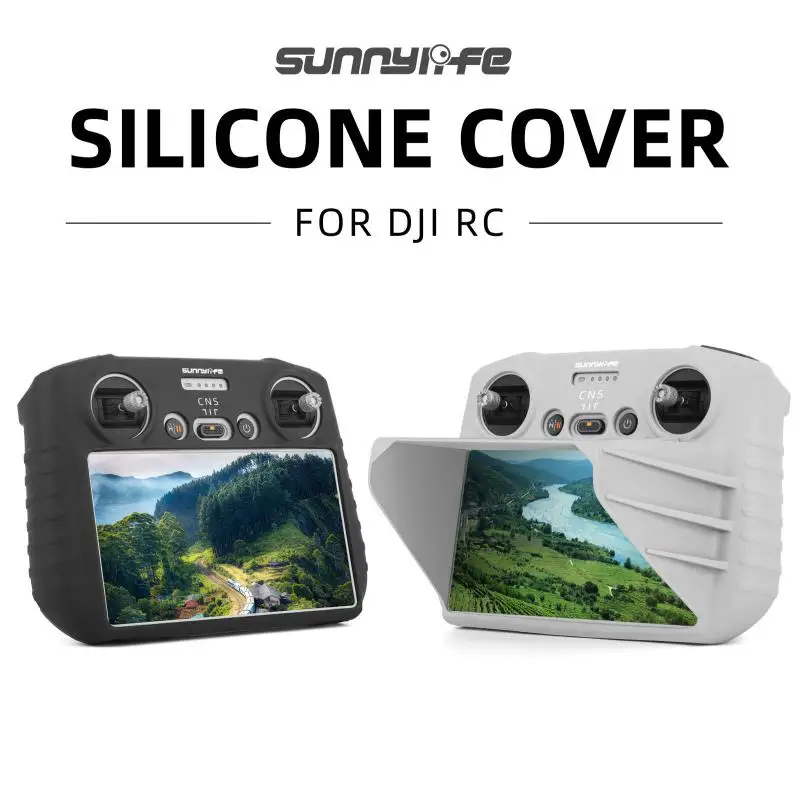 

Mini 3 Scratch Proof Silicone Cover For Dji Mini 3 PRO Remote Controller Protective Case Anti Collision Case With Lens Hood