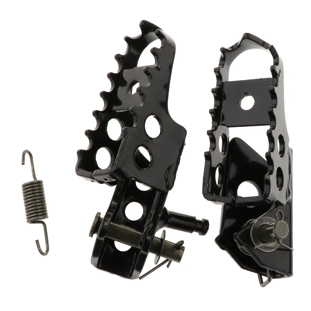 Пара передних подножек мотоцикла педали + пружина для