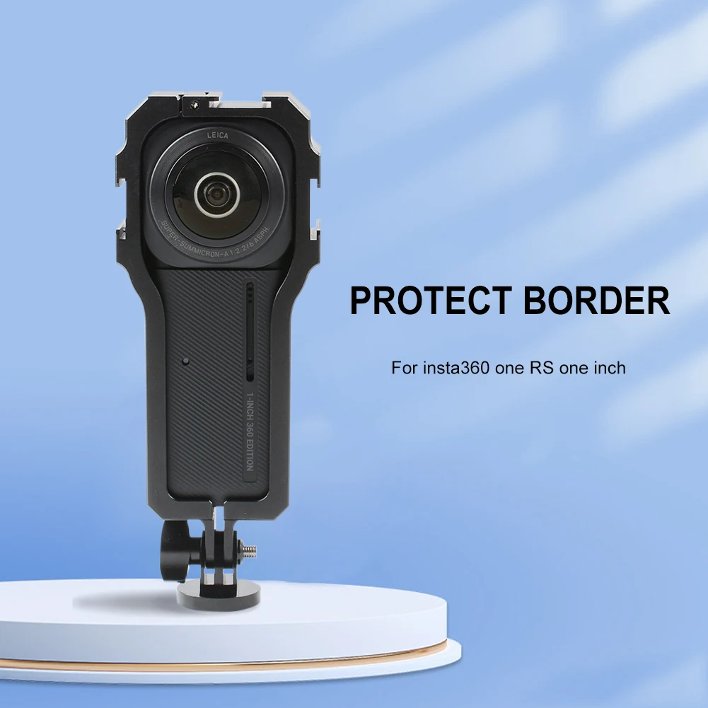 

Защитный чехол с внешней рамкой, портативный защитный чехол для Insta360 One RS, аксессуары для панорамной камеры