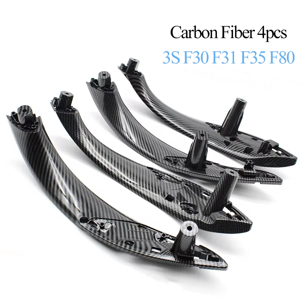 

Внутренние автомобильные аксессуары из углеродного волокна, дверная ручка с ручкой, внешняя накладка для BMW 3 4 серии F30 F80 F31 F32 F33 F34