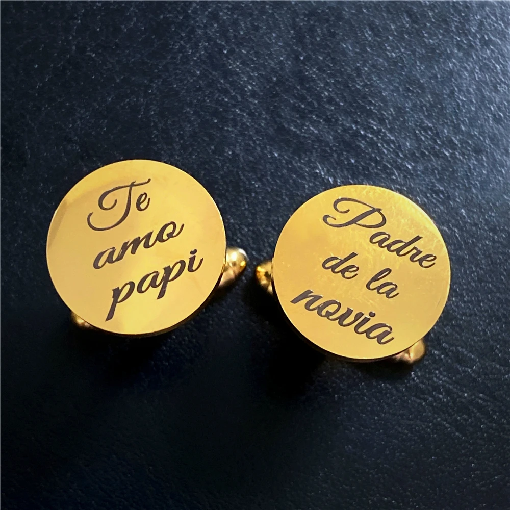 

Premium Personalized Signature Custom Name Engraved Cuff Links Stainless Steel Men Jewelry Wedding Guest Love Gifts Dropshipping