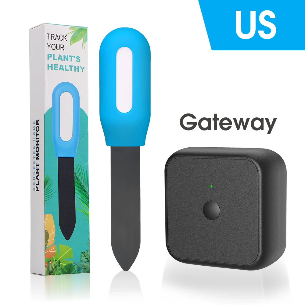 

Беспроводной смарт-датчик влажности почвы, Wi-Fi Bluetooth-совместимый датчик температуры для комнатных садовых растений, монитор для домашних цветов