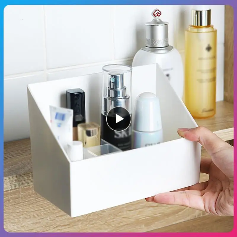 

Bathroom Desktop Storage Box Cosmetic Storage Box Intuitive And Convenient Grid 163g Bathroom Storage Box Desktop Lipstick