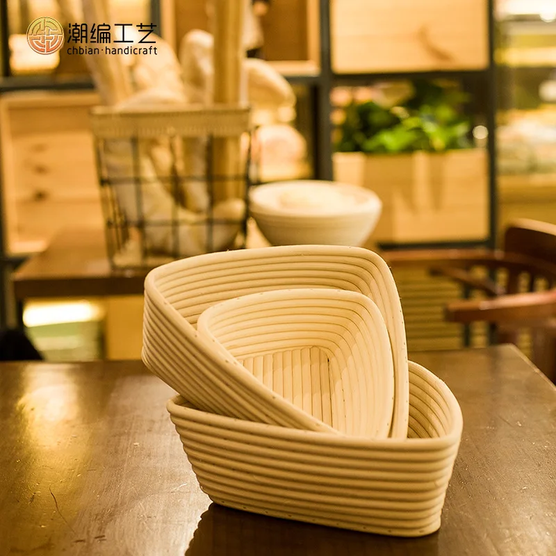 

Round Shaped Dough Proofing Basket Rattan Bread Fermentation Baskets Bowl Baking Kitchen Tools Baking Cake Pans
