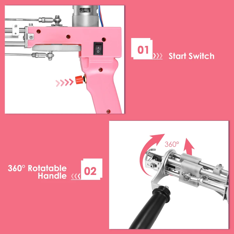 Электрический пистолет для плетения ковровых покрытий