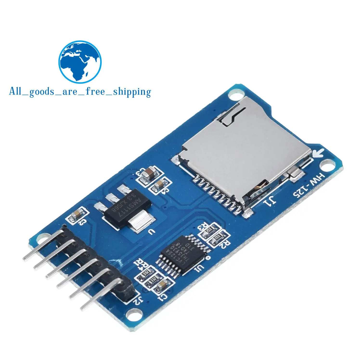 

Плата расширения microSD для Arduino TZT TF Card Memory Shield Module