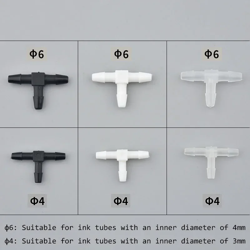 25 шт. быстрый разъем для чернильной трубки УФ-фотомашина трехстороннее