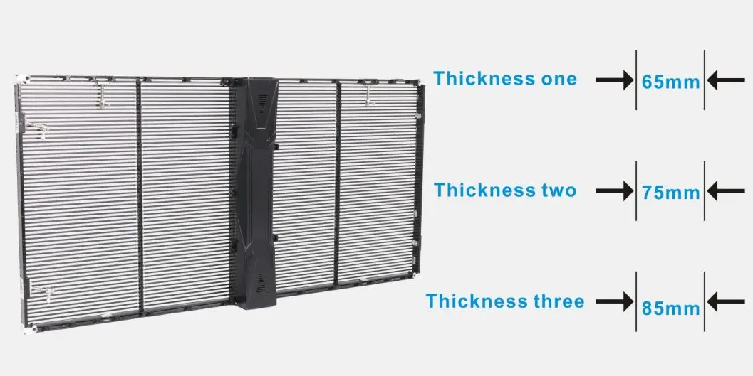 P3.91-7.82 Крытый прозрачный светодиодный дисплей 500X1000 Прозрачный экран стеклянный