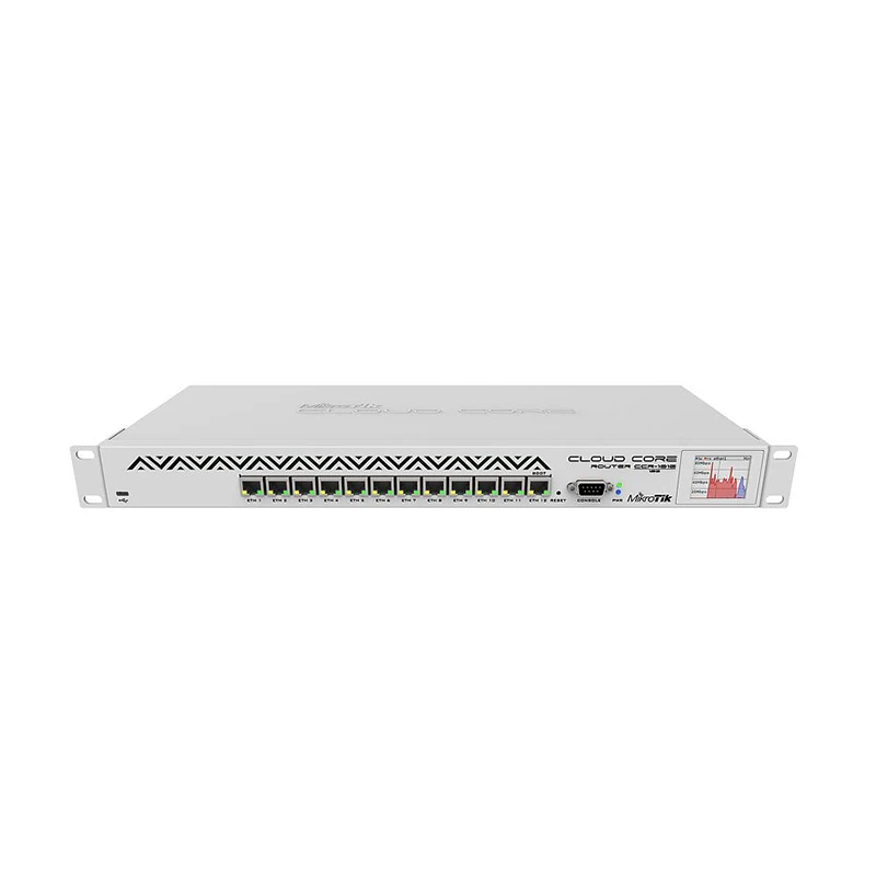 

Mikrotik CCR1016-12G/CCR1036-12G-4S/CCR1036-12G-4S-EM Industrial Gigabit Optical Fiber ROS Cloud Router