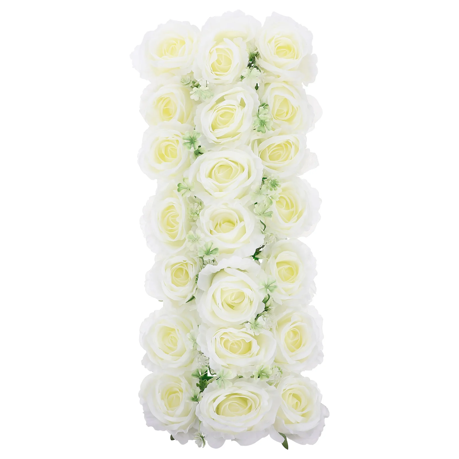 

Flower Wall Rose Wedding Artificial Decor Flowers Panels Backdrop Fake Floral Panel Mat Party Screen Simulation Table 3D