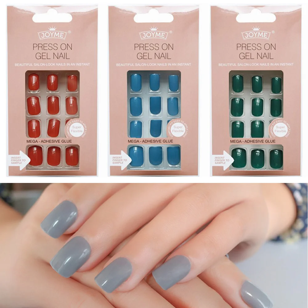 

24 шт., накладные ногти с пилкой для ногтей