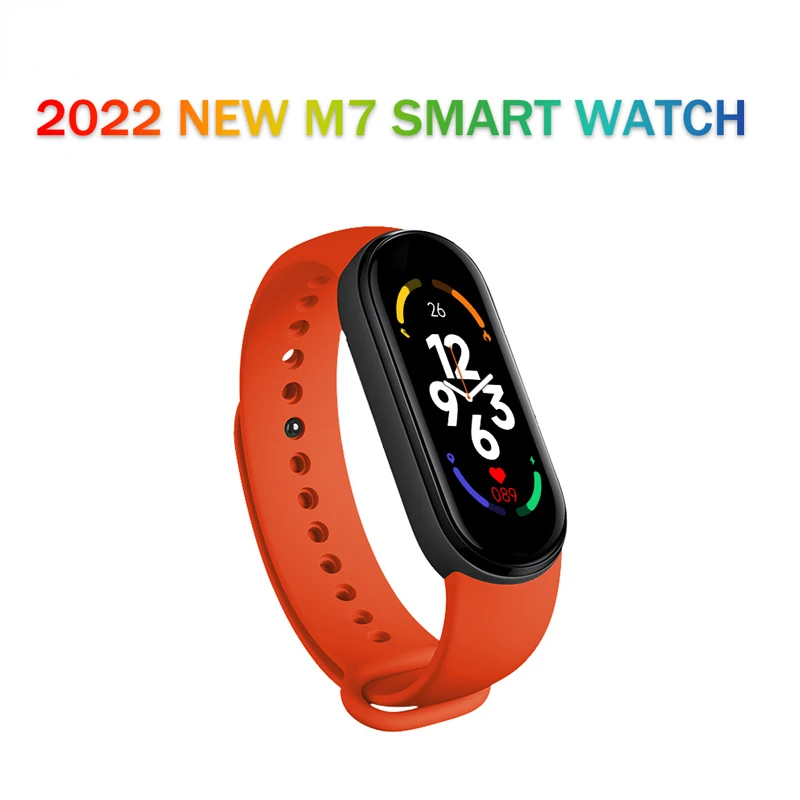

Смарт-часы M7 для мужчин и женщин, спортивные водонепроницаемые цифровые наручные часы с динамическим дисплеем, с трекером звонков, сообщени...