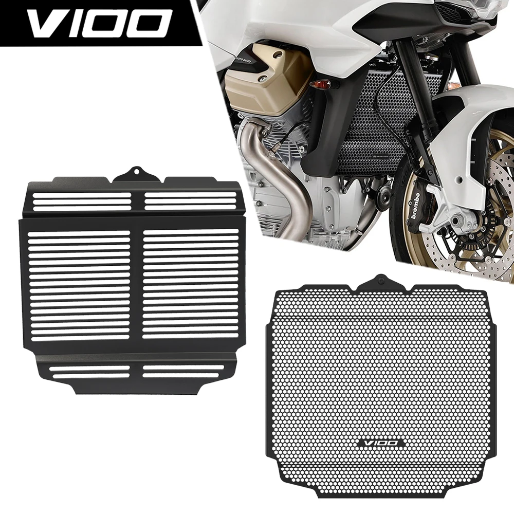 

For Moto Guzzi V100 Mandello/S 2023 2024 Motorcycle Radiator Grille Cover Guard Protection Protetor MOTO-GUZZI V 100 Mandello S