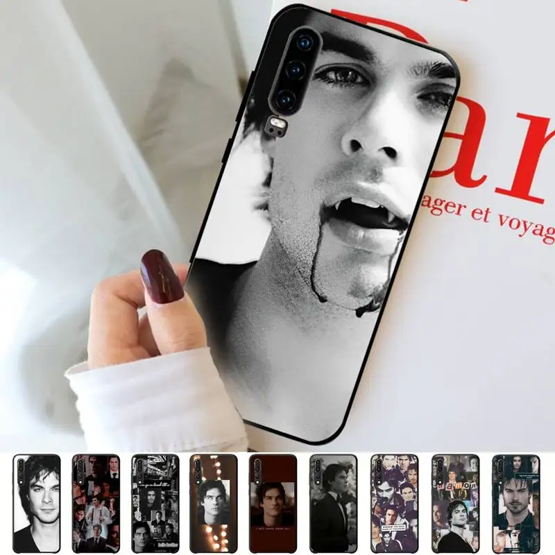 

The Vampire Diaries Damon Salvatore Phone Case for Huawei P30 40 20 10 8 9 lite pro plus Psmart2019